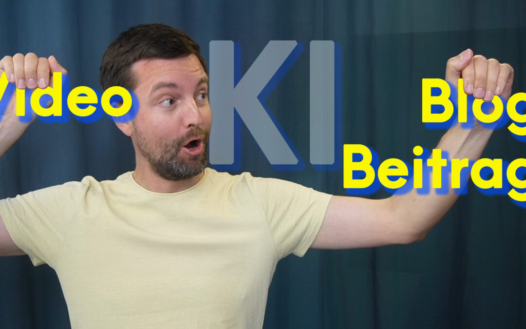 Video zu Blogbeitrag: Mit KI aus jedem Video einen WordPress-Artikel erstellen