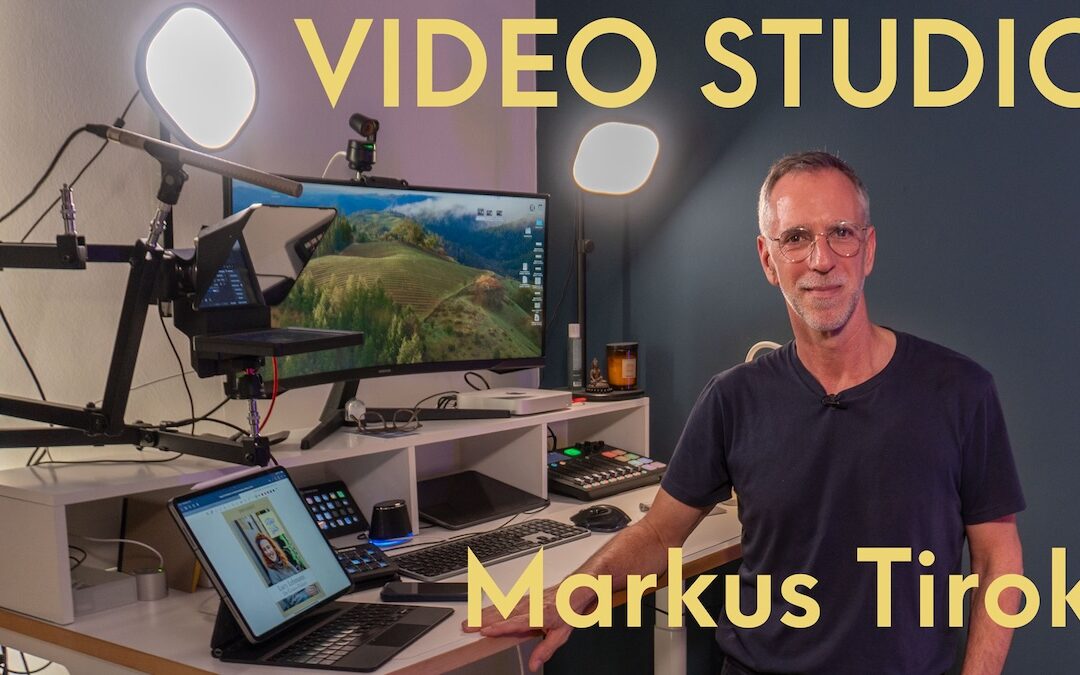 Markus Tirok zeigt sein Videostudio